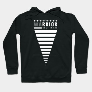 Warrior - BlackWhite Hoodie